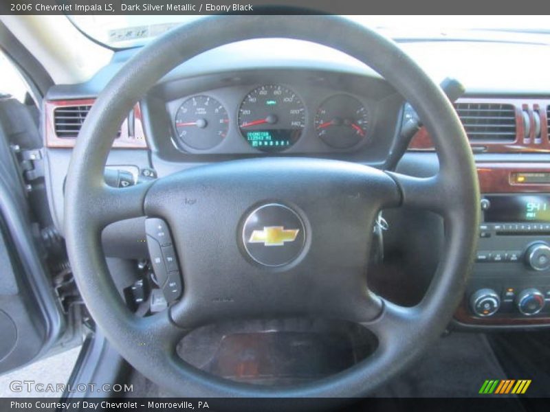 Dark Silver Metallic / Ebony Black 2006 Chevrolet Impala LS
