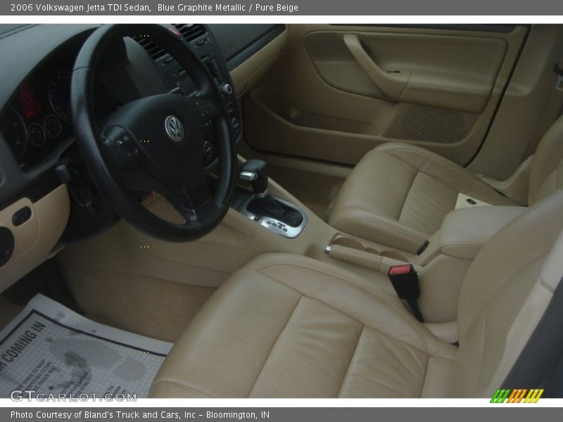 Blue Graphite Metallic / Pure Beige 2006 Volkswagen Jetta TDI Sedan