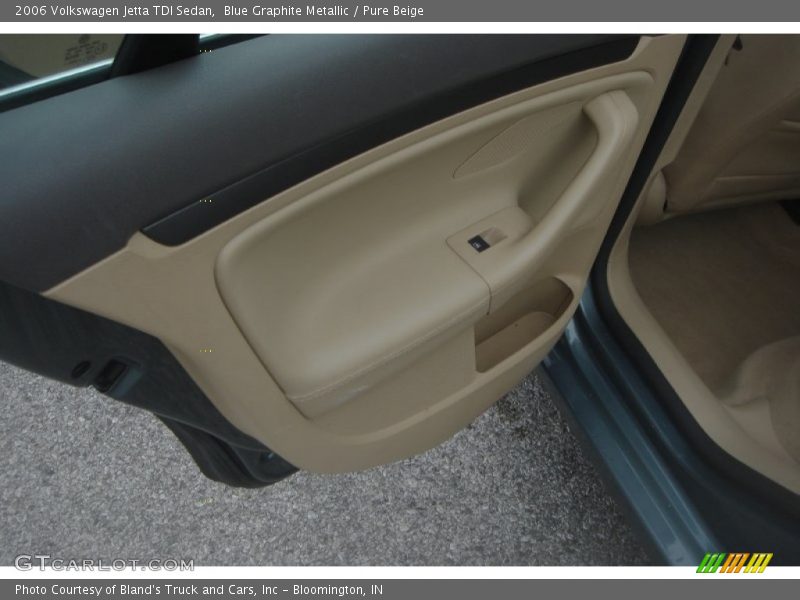 Blue Graphite Metallic / Pure Beige 2006 Volkswagen Jetta TDI Sedan
