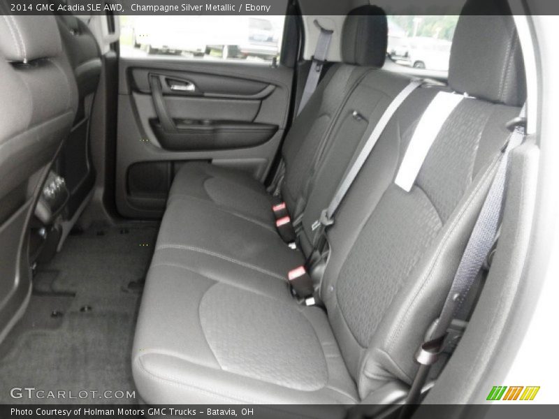 Champagne Silver Metallic / Ebony 2014 GMC Acadia SLE AWD