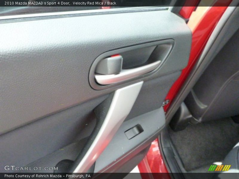 Velocity Red Mica / Black 2010 Mazda MAZDA3 s Sport 4 Door