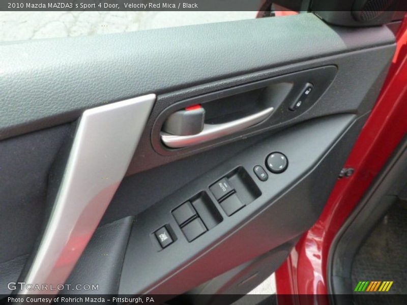 Velocity Red Mica / Black 2010 Mazda MAZDA3 s Sport 4 Door