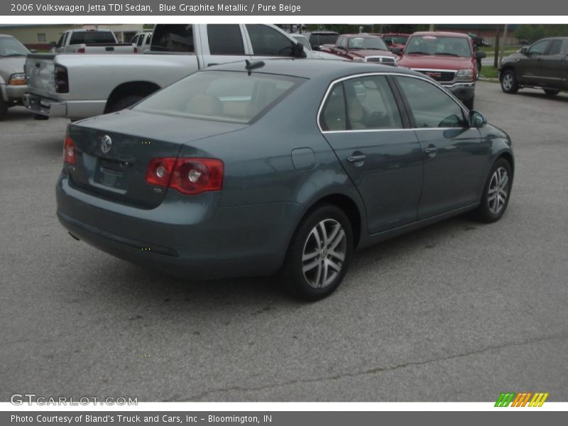Blue Graphite Metallic / Pure Beige 2006 Volkswagen Jetta TDI Sedan