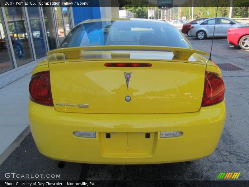 Competition Yellow / Ebony 2007 Pontiac G5