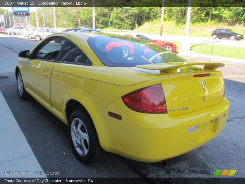 Competition Yellow / Ebony 2007 Pontiac G5