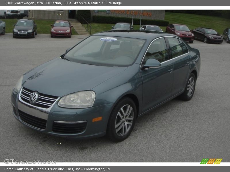 Blue Graphite Metallic / Pure Beige 2006 Volkswagen Jetta TDI Sedan