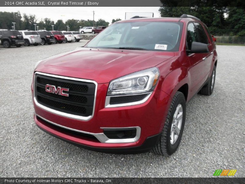 Crystal Red Tintcoat / Ebony 2014 GMC Acadia SLE