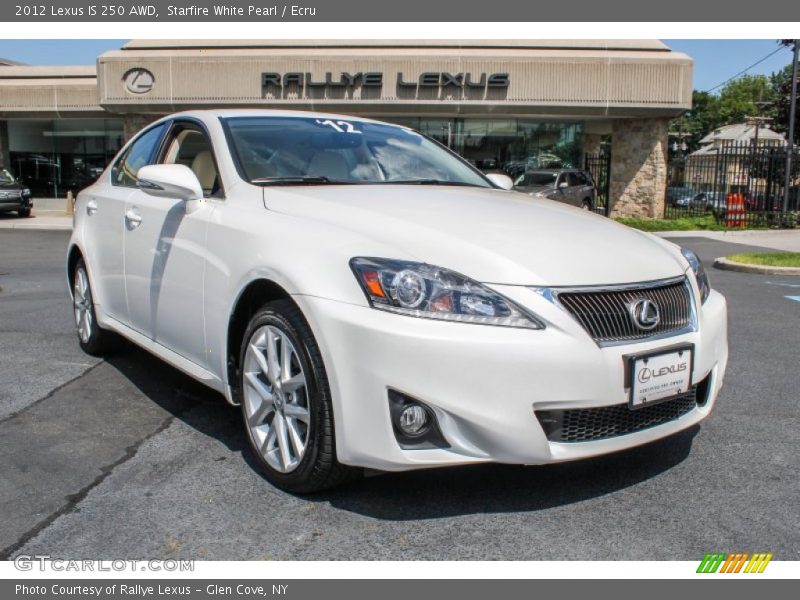 Starfire White Pearl / Ecru 2012 Lexus IS 250 AWD