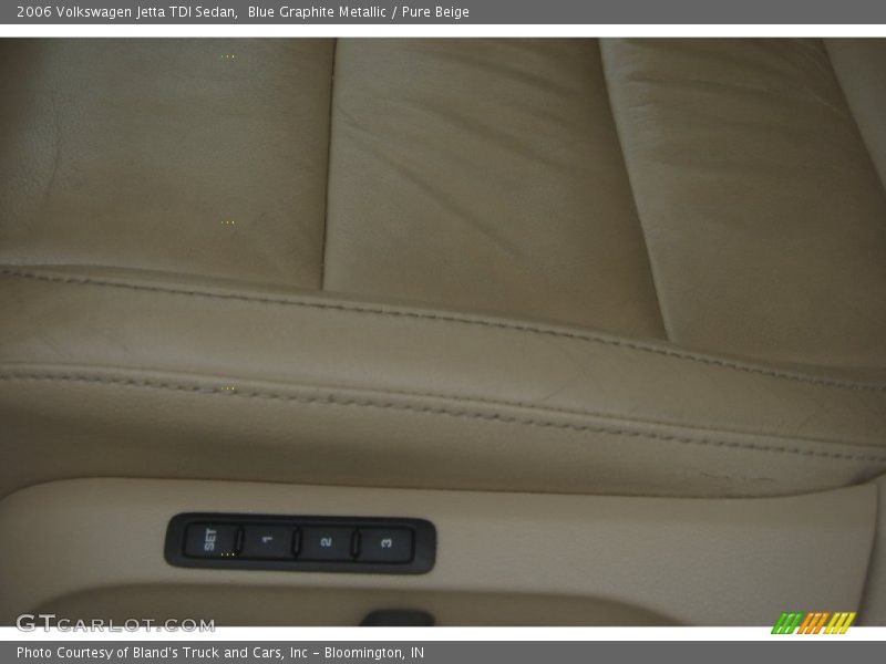 Blue Graphite Metallic / Pure Beige 2006 Volkswagen Jetta TDI Sedan