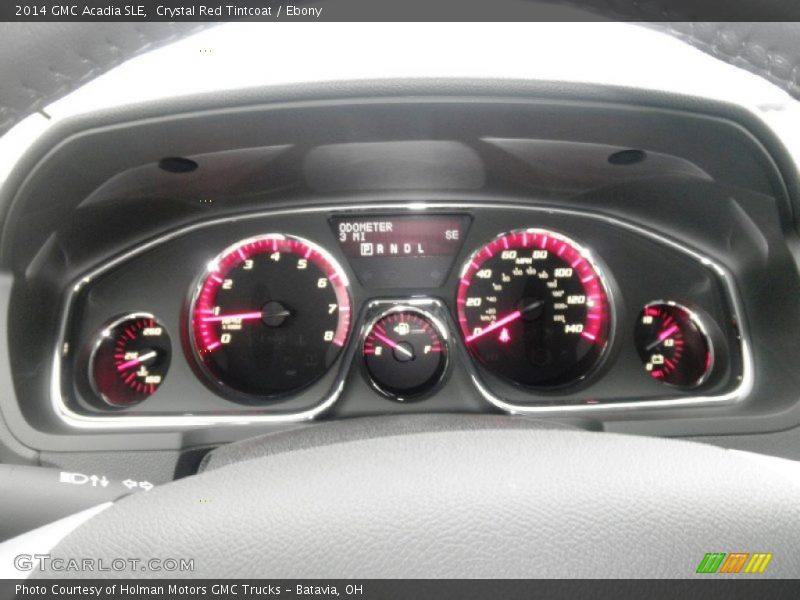 Crystal Red Tintcoat / Ebony 2014 GMC Acadia SLE