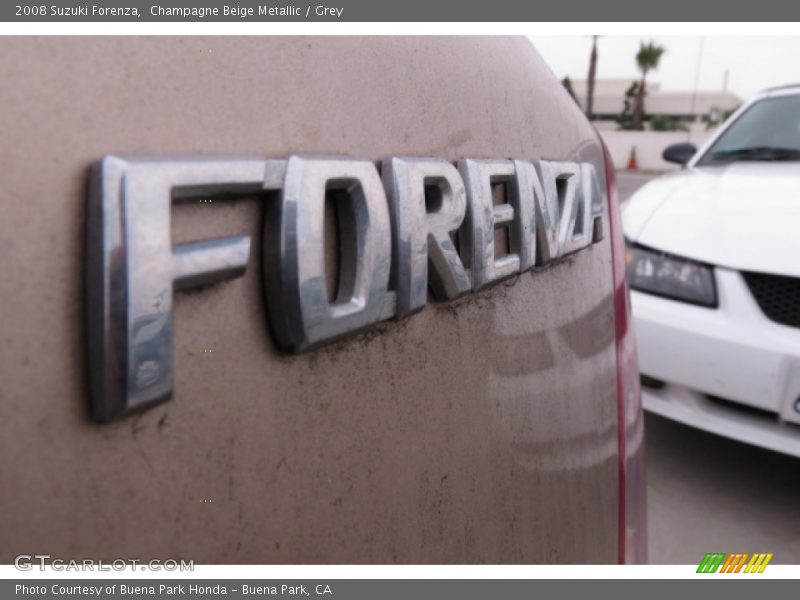 Champagne Beige Metallic / Grey 2008 Suzuki Forenza