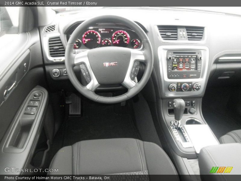 Crystal Red Tintcoat / Ebony 2014 GMC Acadia SLE