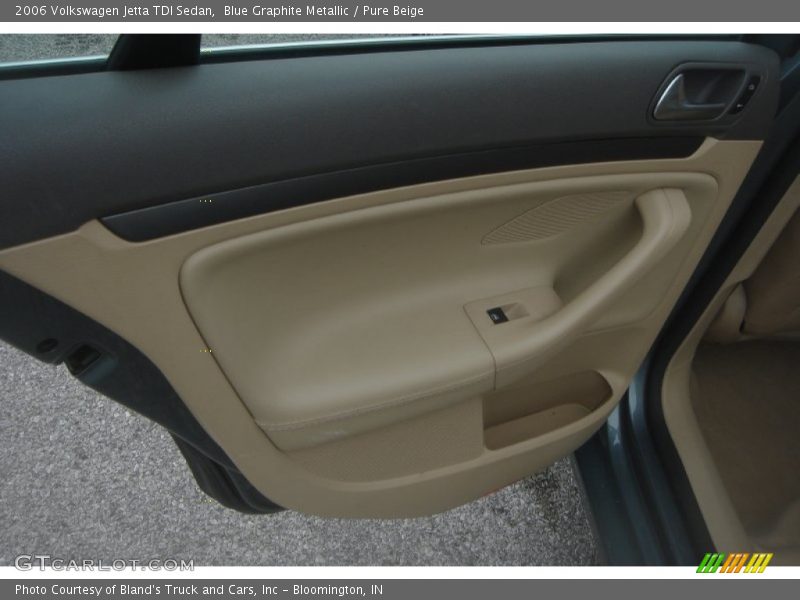 Blue Graphite Metallic / Pure Beige 2006 Volkswagen Jetta TDI Sedan