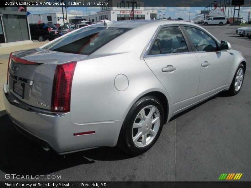 Radiant Silver / Ebony 2009 Cadillac CTS 4 AWD Sedan