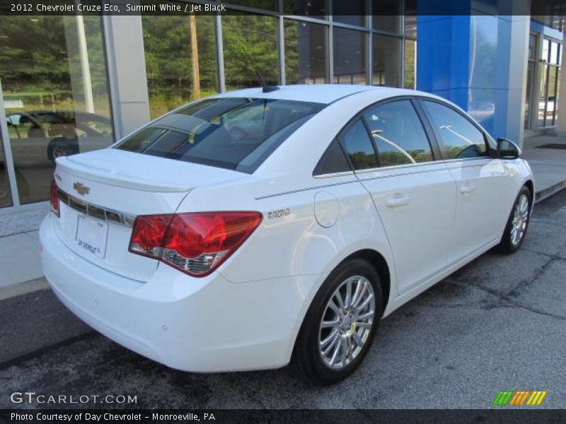 Summit White / Jet Black 2012 Chevrolet Cruze Eco