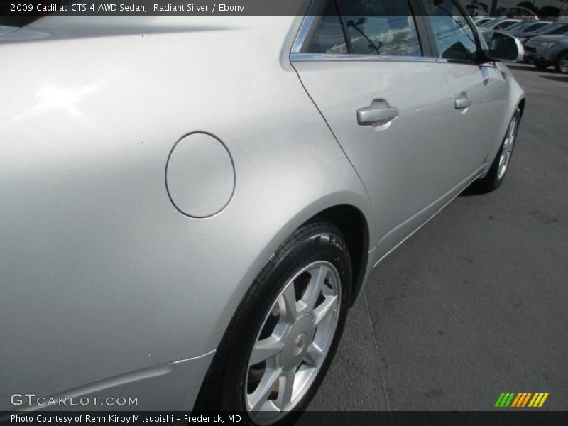 Radiant Silver / Ebony 2009 Cadillac CTS 4 AWD Sedan