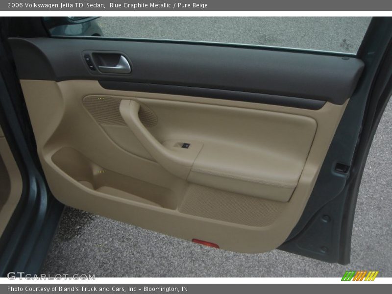 Blue Graphite Metallic / Pure Beige 2006 Volkswagen Jetta TDI Sedan