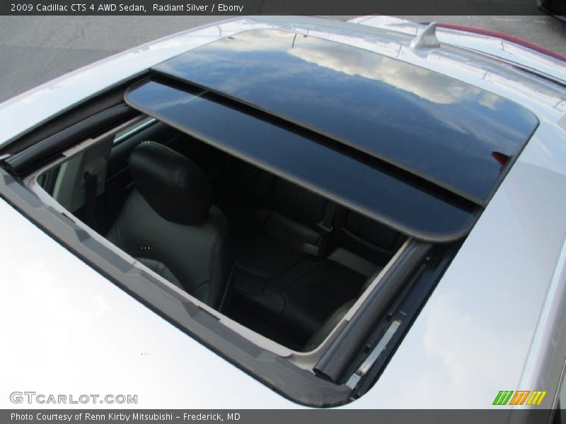 Radiant Silver / Ebony 2009 Cadillac CTS 4 AWD Sedan