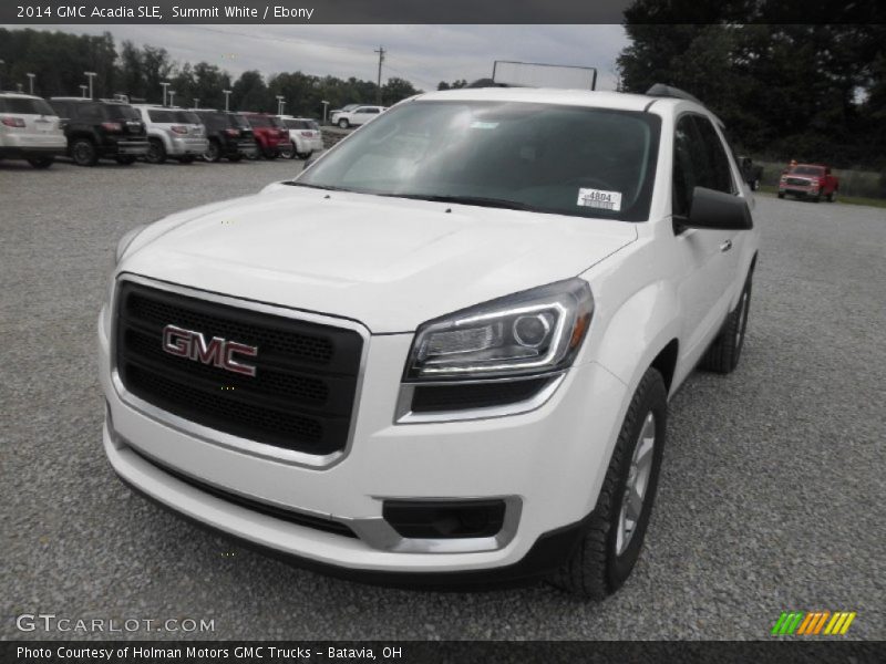 Summit White / Ebony 2014 GMC Acadia SLE