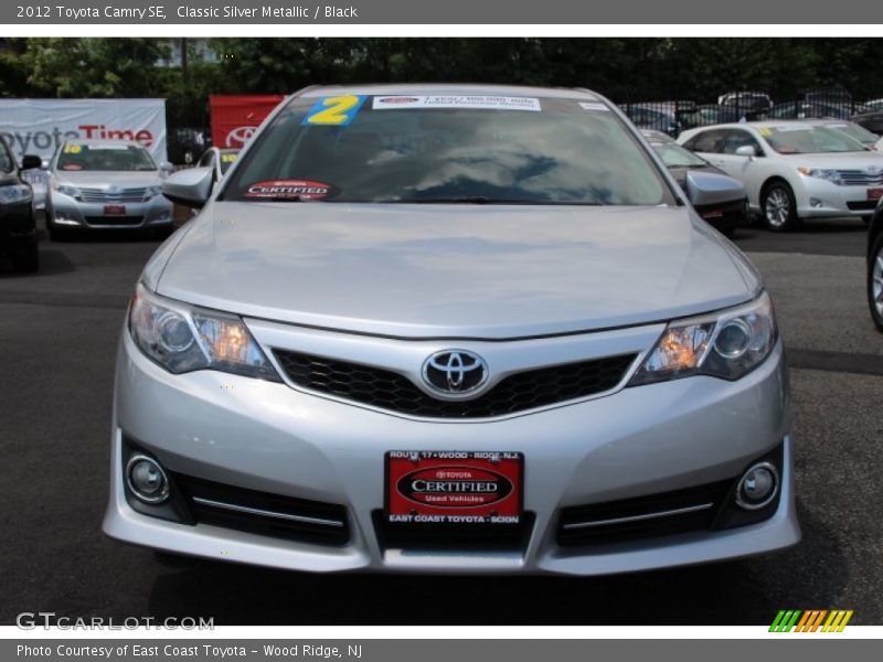 Classic Silver Metallic / Black 2012 Toyota Camry SE