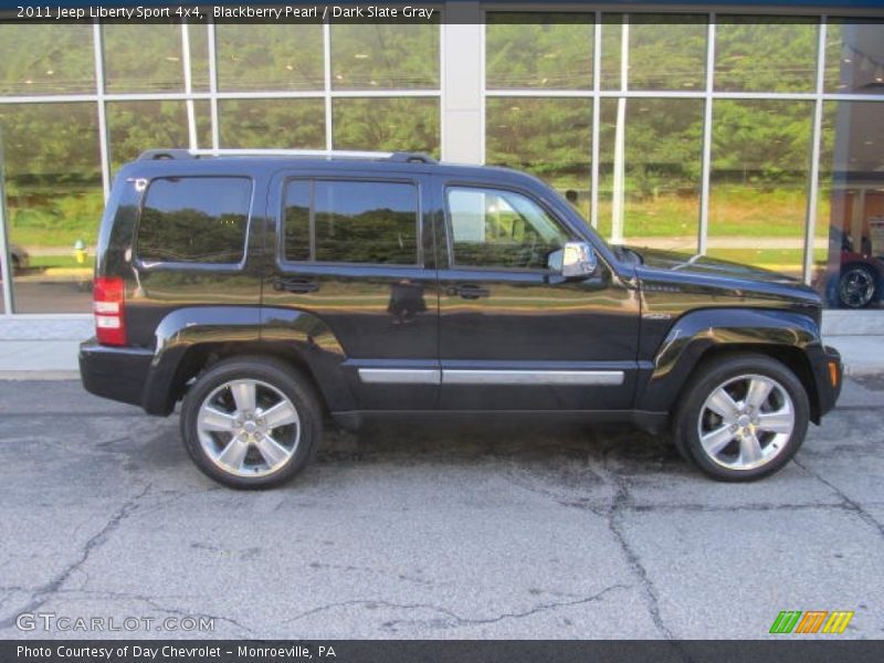 Blackberry Pearl / Dark Slate Gray 2011 Jeep Liberty Sport 4x4