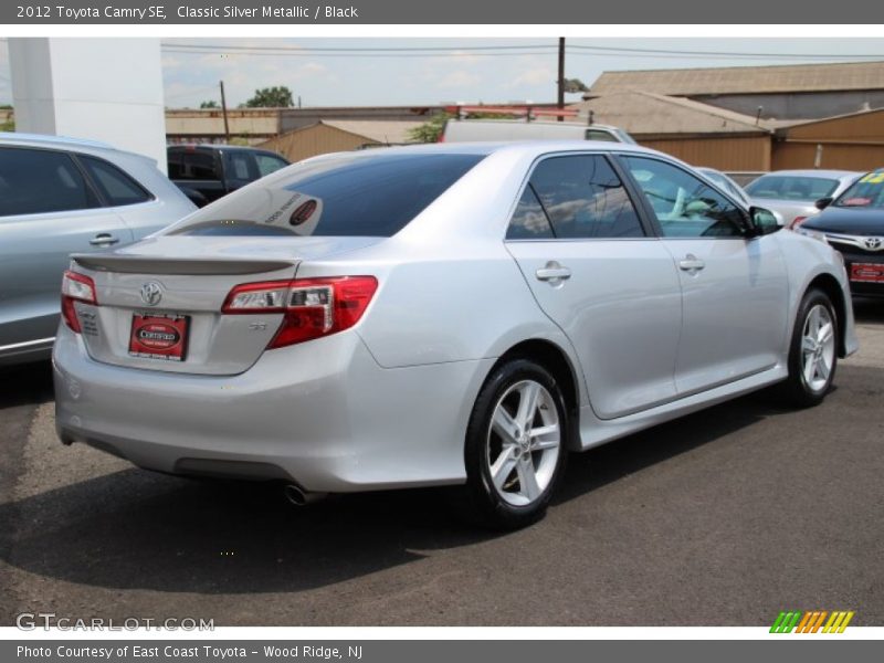 Classic Silver Metallic / Black 2012 Toyota Camry SE