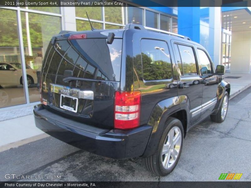 Blackberry Pearl / Dark Slate Gray 2011 Jeep Liberty Sport 4x4