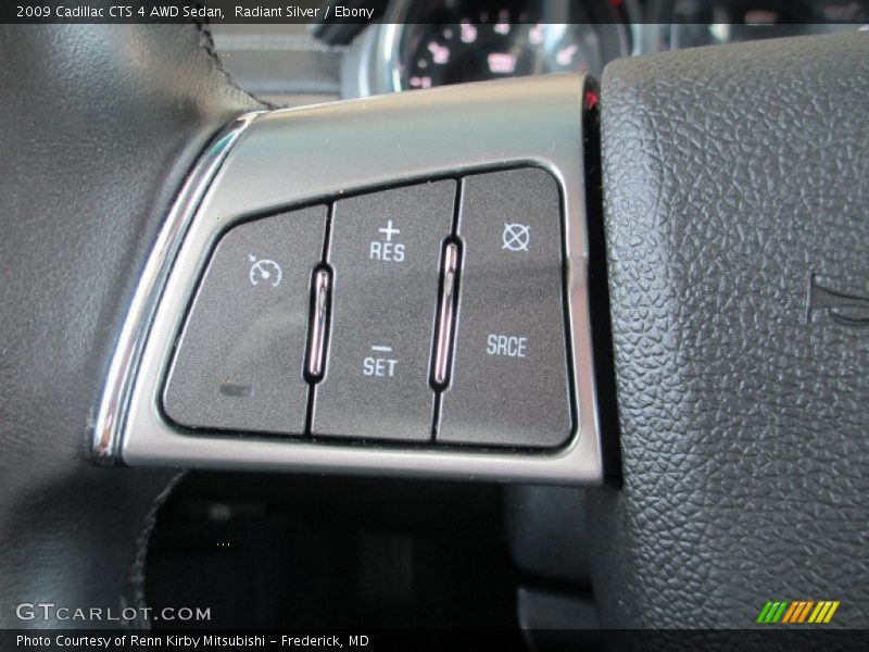 Radiant Silver / Ebony 2009 Cadillac CTS 4 AWD Sedan