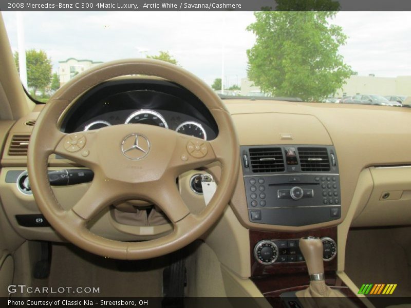 Arctic White / Savanna/Cashmere 2008 Mercedes-Benz C 300 4Matic Luxury