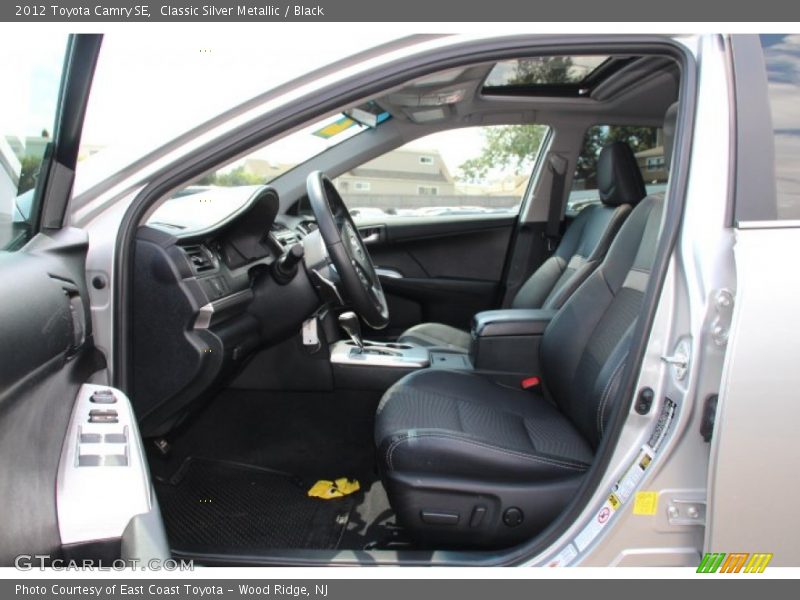 Classic Silver Metallic / Black 2012 Toyota Camry SE