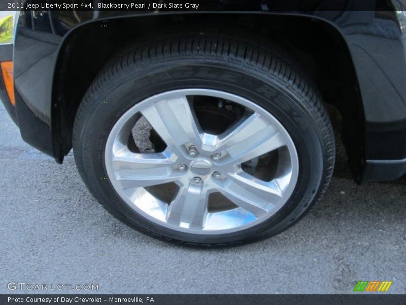 Blackberry Pearl / Dark Slate Gray 2011 Jeep Liberty Sport 4x4