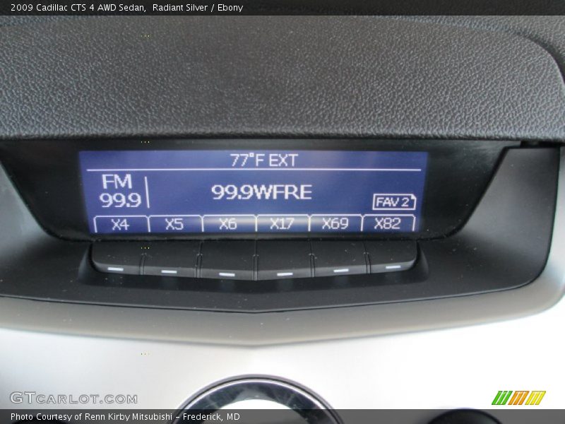 Radiant Silver / Ebony 2009 Cadillac CTS 4 AWD Sedan