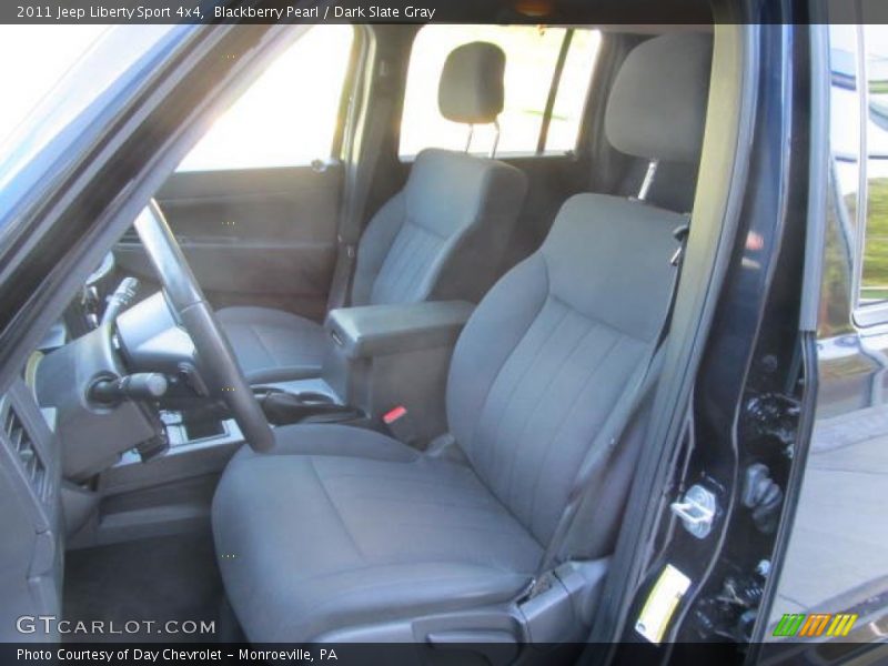 Blackberry Pearl / Dark Slate Gray 2011 Jeep Liberty Sport 4x4