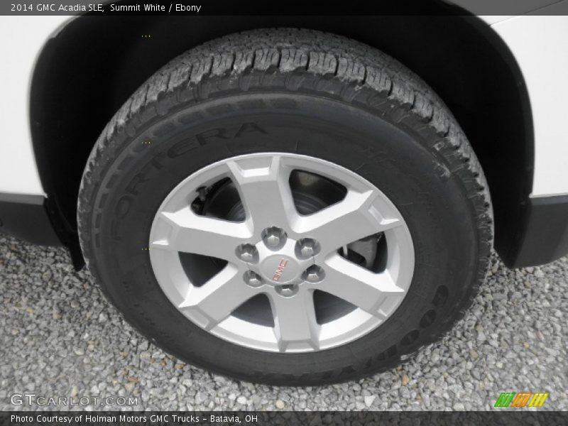 Summit White / Ebony 2014 GMC Acadia SLE