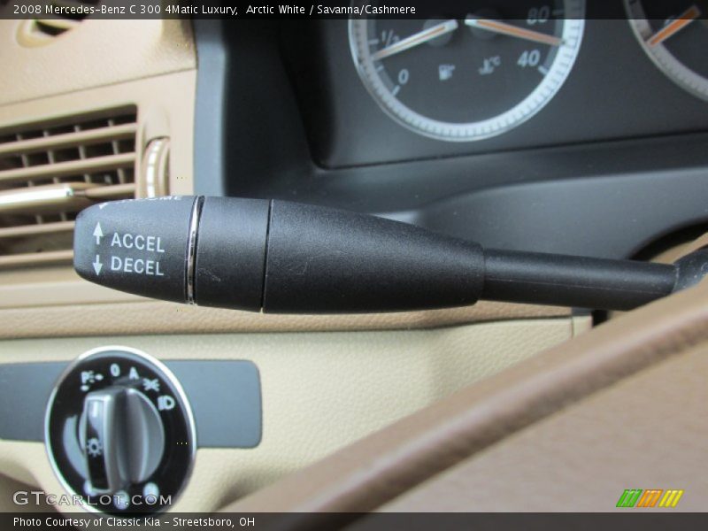 Arctic White / Savanna/Cashmere 2008 Mercedes-Benz C 300 4Matic Luxury