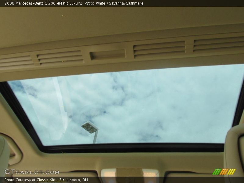 Arctic White / Savanna/Cashmere 2008 Mercedes-Benz C 300 4Matic Luxury