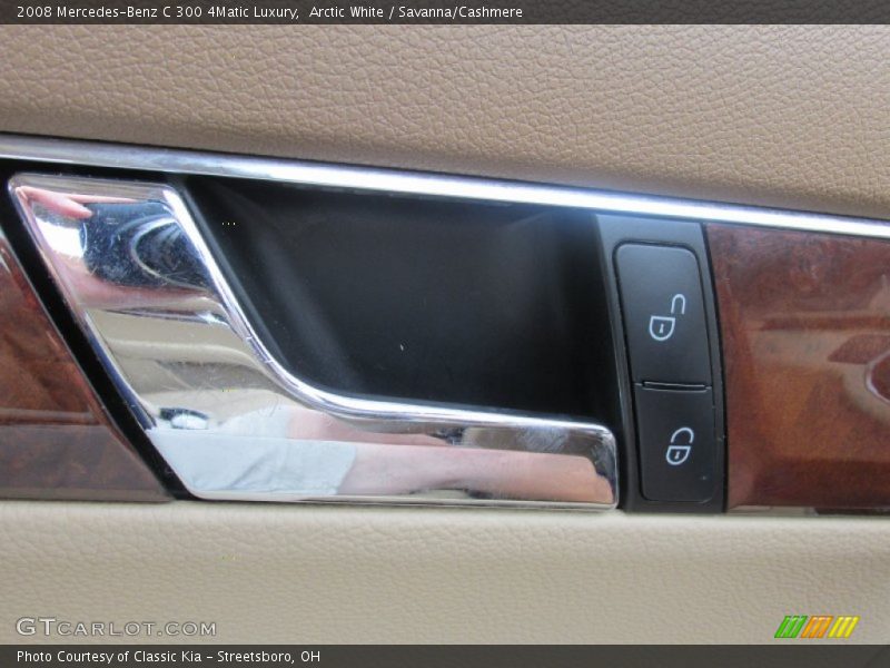 Arctic White / Savanna/Cashmere 2008 Mercedes-Benz C 300 4Matic Luxury