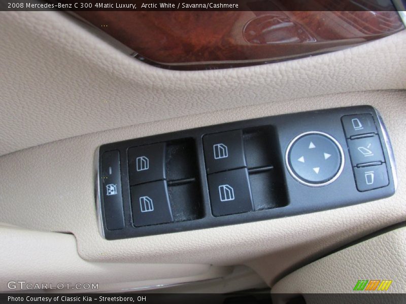 Arctic White / Savanna/Cashmere 2008 Mercedes-Benz C 300 4Matic Luxury