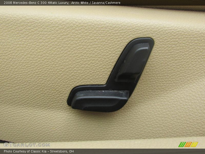 Arctic White / Savanna/Cashmere 2008 Mercedes-Benz C 300 4Matic Luxury