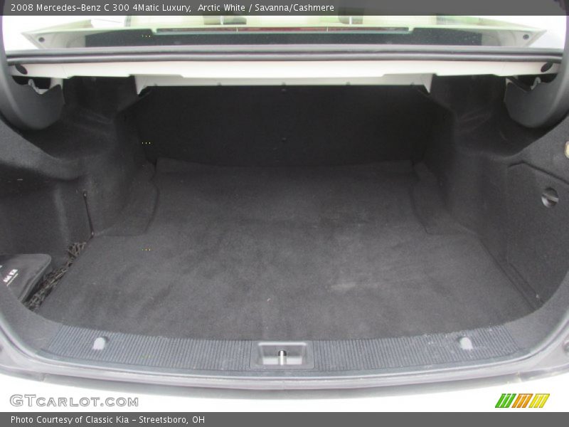 Arctic White / Savanna/Cashmere 2008 Mercedes-Benz C 300 4Matic Luxury