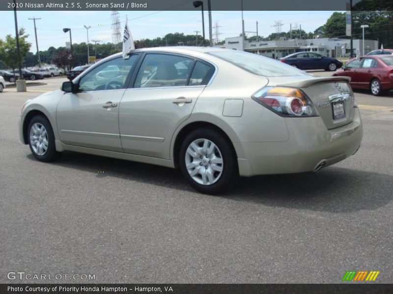 Sonoran Sand / Blond 2010 Nissan Altima 2.5 S