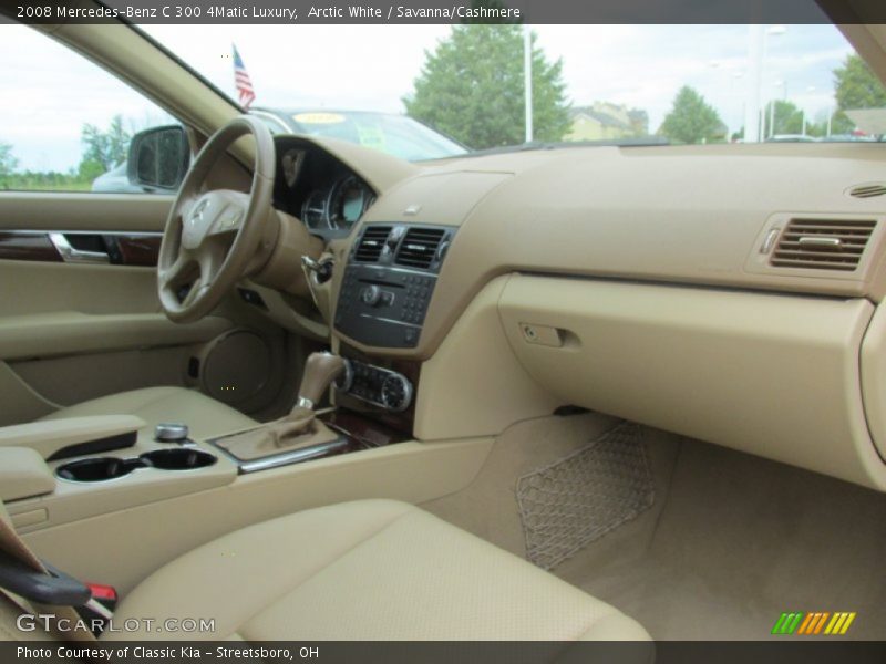 Arctic White / Savanna/Cashmere 2008 Mercedes-Benz C 300 4Matic Luxury