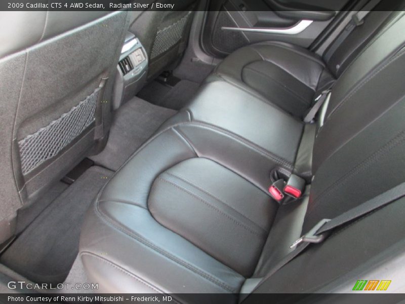 Radiant Silver / Ebony 2009 Cadillac CTS 4 AWD Sedan