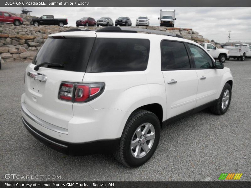 Summit White / Ebony 2014 GMC Acadia SLE