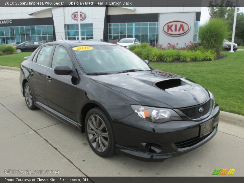 Obsidian Black Pearl / Carbon Black 2010 Subaru Impreza WRX Sedan