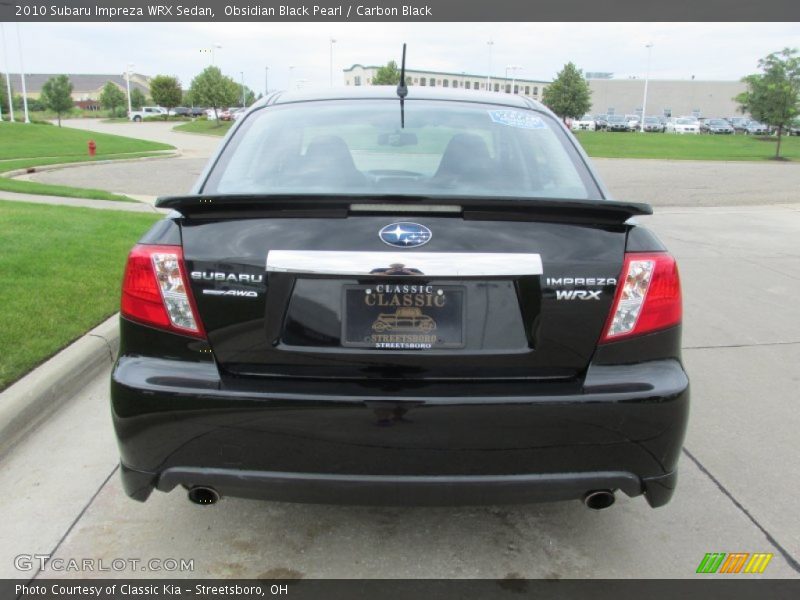 Obsidian Black Pearl / Carbon Black 2010 Subaru Impreza WRX Sedan