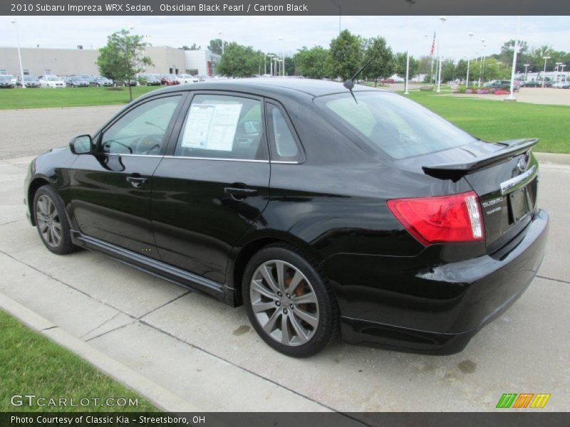 Obsidian Black Pearl / Carbon Black 2010 Subaru Impreza WRX Sedan