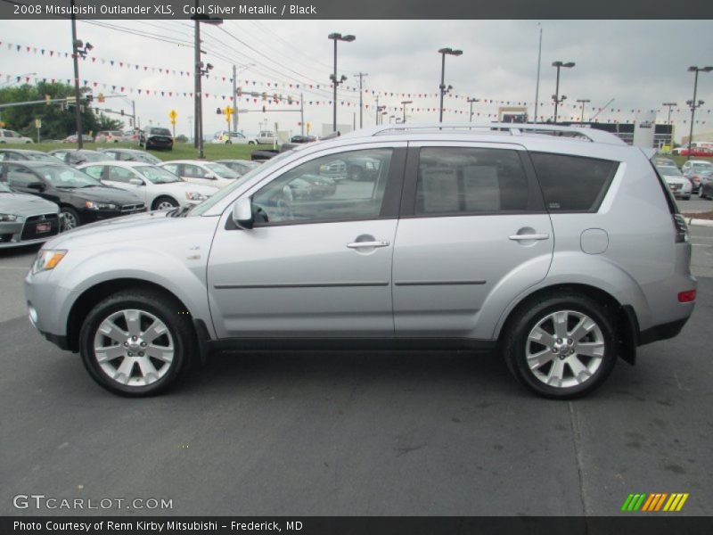 Cool Silver Metallic / Black 2008 Mitsubishi Outlander XLS