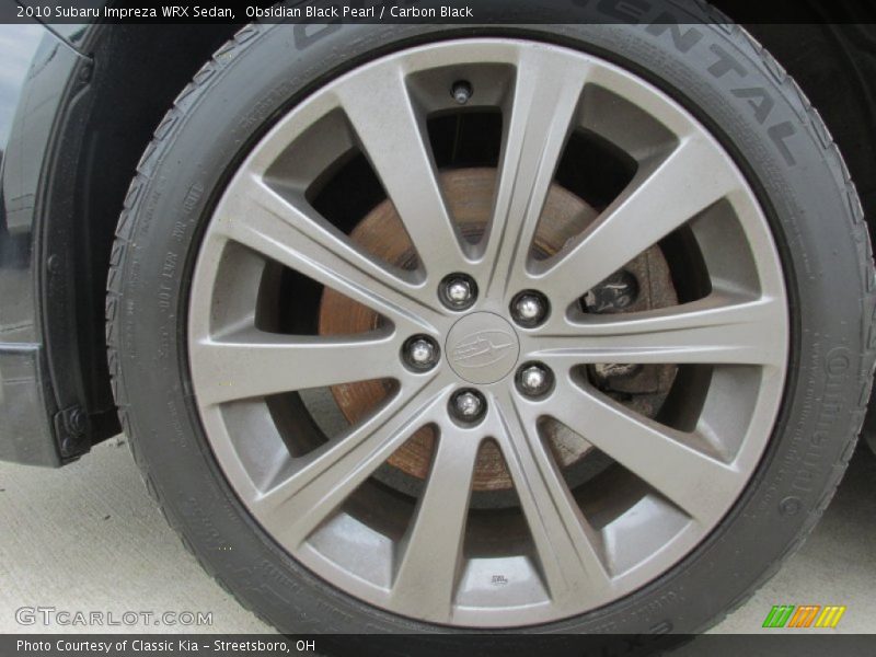Obsidian Black Pearl / Carbon Black 2010 Subaru Impreza WRX Sedan