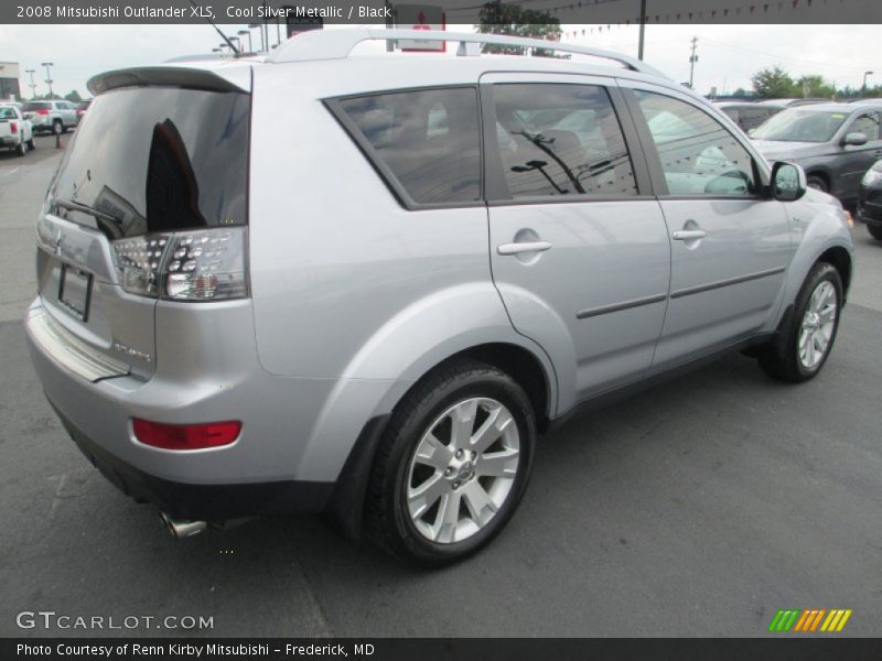 Cool Silver Metallic / Black 2008 Mitsubishi Outlander XLS